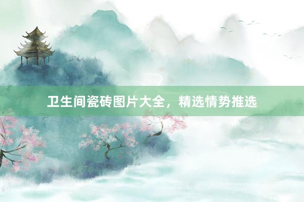 卫生间瓷砖图片大全，精选情势推选